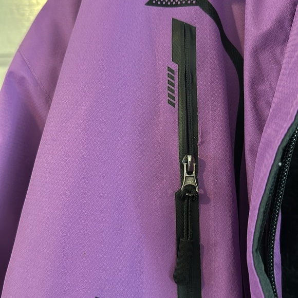 NWOT Women’s Wantdo Lined Purple Poly Waterproof Detachable Hood Ski Jacket - Picture 7 of 11